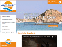 Tablet Screenshot of dovolena-sardinie.com